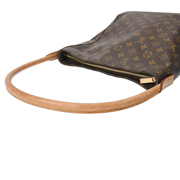 Louis Vuitton Monogram Looping Brown Canvas Hobo Shoulder Bag